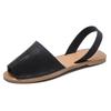 Sapatos Femininos Verão 2026 Novo Estilo com Tira no Calcanhar Plano, Sandálias Casuais de Bico Aberto Tamanho Grande Europeu e Americano com Solado Macio, Calçados de Comércio Exterior Transfronteiriço
