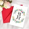 Selección de Colección de Tarjetas de Agradecimiento, Juego de Tarjeta de Felicitación con Sobre, Mensajes Escritos a Mano, Bendiciones, Tarjetas Plegables con Texto