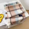 Bufanda de Lana Cuadros Británicos Neutros de Invierno Jm para Mujer Estilo Coreano Bufanda Chal Cálida y Versátil para Hombres y Mujeres Parejas