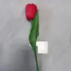 Tulipán de tamaño mediano, solo hoja única, solo necesita 1.8 yuanes, descuento de precio, flor de simulación, planta en maceta, adornos, outlet de fábrica de flores artificiales