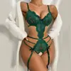 Noche de Baile gato fuera lencería sexy europea y americana nuevo encaje tentación mono sexy pijama con entrepierna abierta venta al por mayor entrega