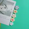 Flor de Cinco Pétalos Multicolor de Múltiples Capas Dibujo Animado Accesorios para Joyería DIY Pegamento de Crema Creativo Accesorios de Resina Materiales Hechos a Mano Venta al por Mayor