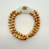 Pulseiras DIY de Círculo Duplo de Sândalo para Homens e Mulheres, Pulseiras, Contas de Rosário, Acessórios de Mão para Stall, Estoque Pronto para Atacado