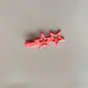 Estilo coreano clip BB de estrella de cinco puntas para colorear DIY accesorios para el cabello pasador lateral para niños accesorios para el cabello