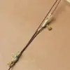 Exquisito Collar de Cadena para Clavícula Colgante Cuerda Jade Hetian Ajustable Recién Hecho Tejido