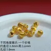 Prata Antiga S925 Banhada a Ouro 4mm Brilhantes Olho de Gato Contas Douradas Contas Soltas Pequenas Contas Redondas Escovadas Contas de Transferência Acessórios para Pulseira DIY