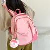Mochila nova, simples e versátil, pequena bolsa escolar para estudantes, bolsa moderna e da moda para a aula, mochila leve de viagem para estudantes