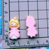 Princesa de Dibujos Animados Príncipe Castillo Pequeño Carruaje de Calabaza Ponis Pasador Cuerda para el Cabello Pinza para el Cabello Funda para Teléfono Accesorios de Resina DIY