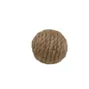 Brinquedo para Gato de Estimação Bola de Corda de Algodão e Linho Natural com Pedras Pequenas Dentro Rolável Interativo Alívio do Tédio para Gatos
