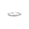 Estilo coreano ins Nicho Sentido avanzado Anillo erógeno frío Textura de anillo Apertura Anillo para el dedo índice Joyería de Chica Picante sin color para mujer