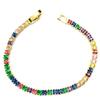 Collar de circonitas con diamantes de imitación retro, cuadrado, colorido y de alta calidad, combina con todo, temperamento femenino, personalidad, joyería de comercio exterior de Qingdao
