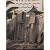 Camisas de Verano Retro de Manga Corta con Cuello Cubano de Talla Grande para Hombres y Mujeres Camisas de Playa Rayadas de Manga Tres Cuartos Marcas de Moda