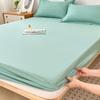 Capa de Cama Impermeável Amazon Transfronteiriça Lavável à Máquina Cor Sólida Classe A Capa Protetora de TPU para Enurese Lençol de Cama Padrão Americano
