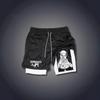 Shorts Deportivos de Verano para Hombre de Aliexpress Transfronterizos de Secado Rápido Transpirables Doble Capa Anti-Reflejo Falsos de Dos Piezas para Fitness Running