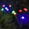 Luces de Suelo de Medusa Solar Transfronterizas, Luces Decorativas para Jardín al Aire Libre, Luces Creativas de Alto Valor para Embellecimiento de Césped