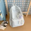 Mochila Escolar para Mujer Estudiante de Secundaria Estilo Coreano Lunares Mochila para Estudiante de Preparatoria Universidad Alta Apariencia Gran Capacidad Ligera Mochila para Viajar