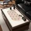 Alfombrilla Retro para Mesa de Café Impermeable, a Prueba de Aceite, No Lavable, Anti-Quemaduras, Alfombrilla para Mesa de Comedor, Nuevo Estilo 2025, Alfombrilla Rectangular de PVC para Protección de Mesa