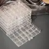 Joyero multicapa de gran capacidad, resistente al polvo, ideal para el hogar, ideal para celebrar internet, con protección antioxidante para pendientes.