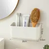 Bainabang Primera Caja de Almacenamiento de Succión Sin Costuras Instalación sin Taladro Baño Mini Caja de Almacenamiento de Plástico Montada en la Pared