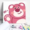 Pintura al Óleo Digital Educativa de Dibujos Animados para Niños DIY Pintada a Mano Colorear Graffiti Saludable y Ecológica Tamaño Pequeño Venta al por Mayor de Fábrica