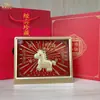 Ornamento de Ouro 999 para Riqueza Instantânea, Deus da Riqueza Trazendo Fortuna de Todas as Direções, Presente de Mesa de Alto Padrão para Amigos