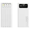 Carga súper rápida 66W power bank 20000 mAh capacidad súper grande pantalla digital bidireccional portátil desde la línea del cinturón fuente de alimentación móvil