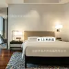 Mobiliario de Hotel Calificado con Estrellas Hyatt, Juego Completo de Bases de Cama Estilo Sencillo para Habitaciones Estándar, Habitaciones Modelo de Oficina de Ventas, Fábrica de Muebles Fijos para Apartamentos