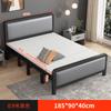 Cama plegable para el hogar, cama doble, alquiler de casa, almuerzo, siesta, cama de hierro portátil simple para adultos, cama individual resistente y duradera