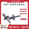 Remache de Plástico para Guardabarros de Coche, Clip Negro para Parachoques