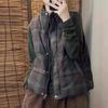 Chaleco Artístico Acolchado Cálido Sin Mangas de Algodón Nuevo Invierno 2025 Abrigo de Algodón Holgado Casual para Mujer