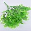 Planta Simulada Folha de Eucalipto de 7 Pontas Grama Persa Flor Artificial de Plástico Planta Verde em Vaso Planta Verde Simulada em Vaso