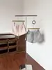 Verão 2026 Novo Estilo Coreano Chique Simples Versátil Esportivo Cordão Casual Shorts Calças Largas Soltas Feminino