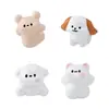 Figuras fofas de gato e cachorro dançando, bonecas miniatura adoráveis, acessórios de decoração DIY para casa de bonecas, paisagem em miniatura, pequenos enfeites de mesa