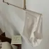 Pantalones de máscara de aire ligeros sin costuras de seda helada, entrepierna antibacteriana de seda de morera, ropa interior para niñas de cintura media para yoga