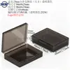 Caja de almacenamiento para cartas de juego, caja de cartas transparente con temática de abejas, portatarjetas de plástico, caja rectangular para cartas de póker, juego de 2 cajas de PP