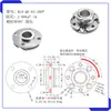 Sierra Circular M18 Agujero para Cable de 14 mm Pantalla Límite de 90/180 Grados Tope en Cualquier Posición Amortiguación Eje Giratorio