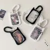 Hisocute Original Tarjetero para Perseguir Estrellas Funda para Exhibición de Polaroid de Tres Pulgadas Colgante Tarjeta de Estudiante de Campus Tarjeta de Comida Funda Protectora