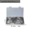 Clips para Papel, Clips para Notas, Almacenamiento de Documentos y Exámenes, Clips para Papel al por Mayor, Empaque de Caja Cuadrada de 33 mm en Stock Transfronterizo