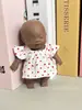 Atuendo para Muñeca Natasha Negro de 14 cm Overol Dopamina Estilo Celebridad de Internet Minifalda Suéter para Muñeca Negra Pantalones de Trabajo