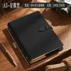 Nuevo Modelo 2026 Cuaderno A5 de Hojas Sueltas con Logo Personalizado Estampado en Oro, Engrosado para Uso Empresarial y de Oficina, Estilo Retro Simple con Alto Valor Estético