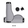 Bicicleta Cowhide Handle Cover Mountain Bike Retro Lock Handle Cover Non-Slip Pu Couro Mão costurado Bicicleta Non-Slip Cover