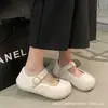 Novidade Outono 2025 Calçados de Casa Toe-Toe para Mulheres, Chinelos Mary Jane Modernos e Versáteis Eva Fofos Pequena Fragrância
