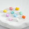 Cuentas sueltas irregulares de color caramelo, cuentas de carambola, cuentas perforadas, accesorios de cadena para teléfono móvil de aleación DIY