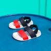 Sandálias Infantis Transfronteiriças Velcro Eva Verão Sapatos de Praia Fábrica Atacado Homens e Mulheres Diário Bebê Crianças