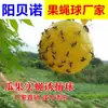 Fábrica mayorista de bolas para moscas de la fruta trampa para abejas citrus aguja bola para moscas melón moscas de la fruta palo bola para gusanos bola amarilla bola verde trampa bola