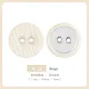 Botones Coloridos Cubiertos de Tela para Camisas, Suéteres, Tejidos, Ropa Exterior, Camisetas, Camisas de Manga Corta y Decoraciones de Cuello con Botones Pequeños de Doble Ojal