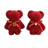 Toalla de Oso Souvenir Tienda de Bodas Dulces de Boda Suministros Rojos Día de Año Nuevo Regalos de Navidad Mayoreo