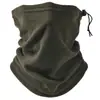 Cachecol e gorro multifuncional de inverno, protetor de pescoço de uso duplo, quente, leve, gorro à prova de vento, protetor de pescoço de fleece para ciclismo, transfronteiriço