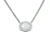 Collar Colgante Transfronterizo Europeo y Americano Primavera Nuevo Colgante Inicial Letra 26 Textura en Relieve Colgante Personalizado Accesorios Elegantes