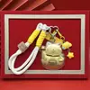 Gato de la Fortuna Dorado 99 Lanyard para Teléfono Lindo Dibujo Animado Colgante Dorado Cadena para Bolso Cadena para Teléfono Llavero de Coche Colgante Más Vendido